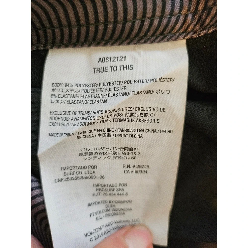 Volcom Board Shorts Mens 34 Black Mod-Tech 4-Way Stretch A0812121 - Picture 5 of 9